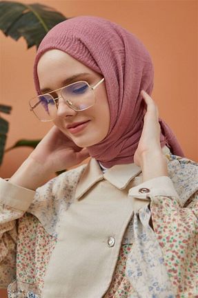 شال صورتی زنانه پنبه ای Şalland - کد 239167518