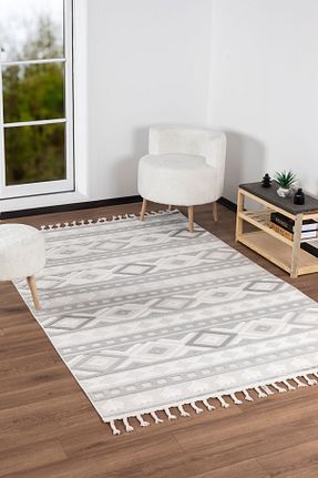 فرش سفید آنتی آلرژی Valery Home - کد 762616575