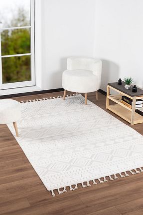 فرش سفید آنتی آلرژی Valery Home - کد 762617273