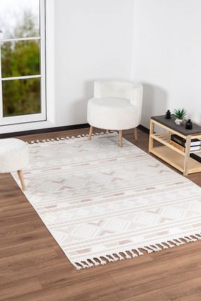 فرش بژ آنتی آلرژی Valery Home - کد 778182169