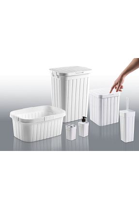 ست حمام سفید پلاستیک plastyol - کد 827151095