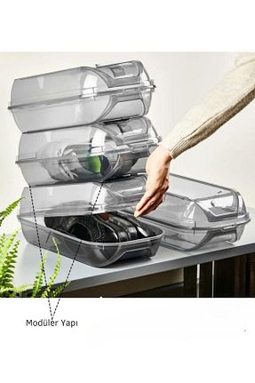 نظم دهنده کفش طوسی پلاستیک Heredot - کد 804647280