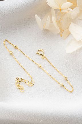 دستبند نقره طلائی زنانه 925 عیار Silvano Jewelry - کد 829401653