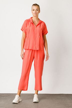 بلوز قرمز زنانه ساده Butik - کد 849859678