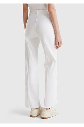 شلوار سفید زنانه پارچه United Colors of Benetton - کد 849906685