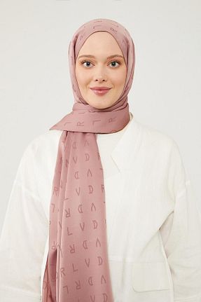 شال صورتی زنانه پلی استر Levidor - کد 849954069