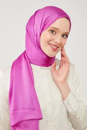 شال صورتی زنانه پلی استر Levidor - کد 849951938