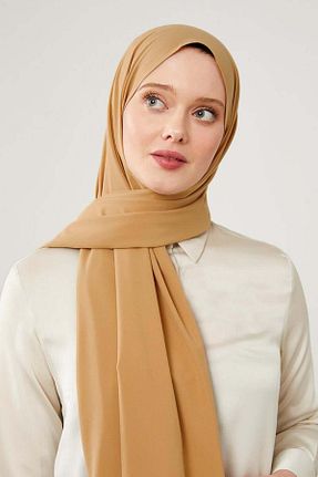 شال طلائی زنانه پلی استر Levidor - کد 849952941