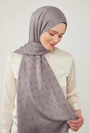 شال طوسی زنانه پلی استر Levidor - کد 849953866
