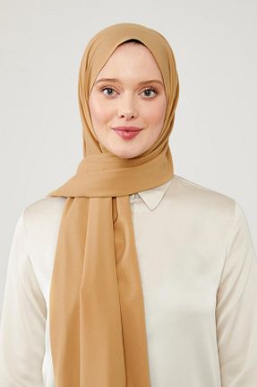 شال طلائی زنانه پلی استر Levidor - کد 849952941