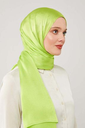 شال سبز زنانه پلی استر Levidor - کد 849953723