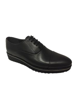 کفش کژوال مشکی مردانه پاشنه کوتاه (1 - 4 سانتی متر) TAMBOĞA AYAKKABI - کد 849966634