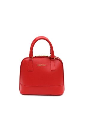 کیف دوشی قرمز زنانه چرم مصنوعی STEEPPOLO - کد 42728242