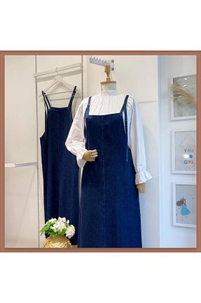 لباس آبی زنانه جین Faya Boutique - کد 848841192