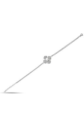 دستبند نقره طوسی زنانه 925 عیار Metay Silver - کد 850041661