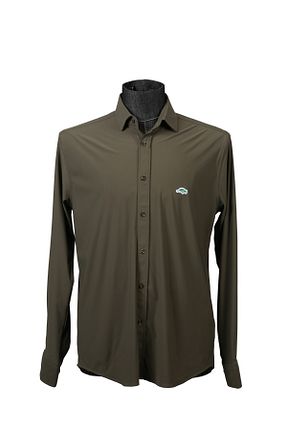 پیراهن خاکی مردانه رگولار turtte - کد 850067559