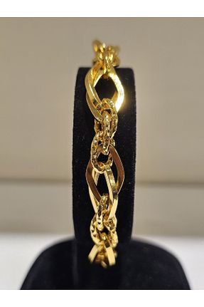 دستبند استیل (فولاد) طلائی زنانه استیل (فولاد) imitasyon dünyası - کد 850130006