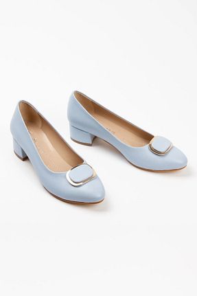 بابت آبی زنانه چرم مصنوعی elvinshoes - کد 850224218