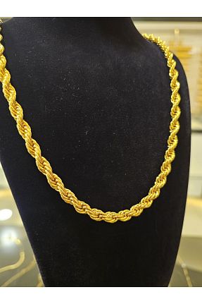 گردنبند جواهر طلائی زنانه روکش طلا imitasyon dünyası - کد 850521842