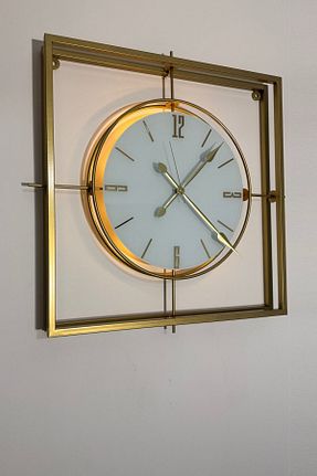 ساعت دیواری طلائی 60 x 60 Genel Markalar - کد 849205279