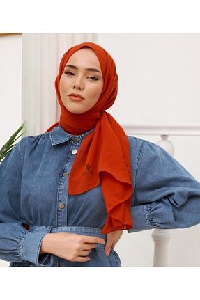 شال نارنجی زنانه پنبه ای Silk Home - کد 732174006
