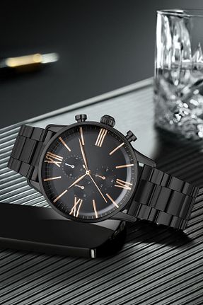 ساعت مچی مشکی مردانه 41-45 میلی متر DEEPWELL - کد 847742546
