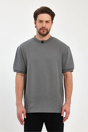 تیشرت خاکی مردانه اورسایز Rodi Jeans - کد 850402253