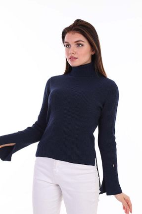 پلیور مشکی زنانه ساده youknitwear you - کد 371732277