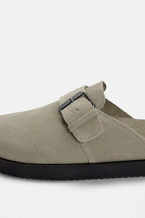 کفش آکسفورد قهوه ای زنانه چرم خالص Pull & Bear - کد 850403286