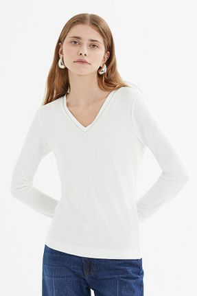 بلوز نباتی زنانه ساده Kiwe - کد 850396516