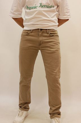 شلوار جین قهوه ای مردانه پاچه لوله تفنگی Twister Jeans - کد 850384889