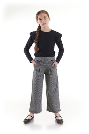 ست بالاتنه و پائین تنه مشکی بچه گانه بافتنی AHENGİM - کد 820997884