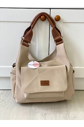 کیف دوشی سرمه ای زنانه ساتن BAGLOVİS - کد 819106359