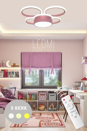 لوستر صورتی آلومینیوم Ledmi Lighting - کد 850457607