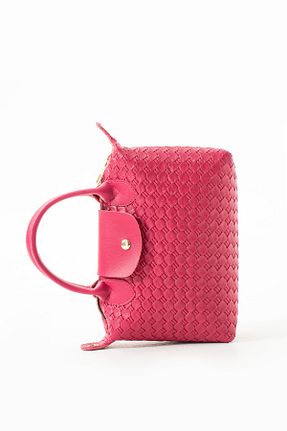 کیف دوشی صورتی زنانه چرم مصنوعی ESTUTE - کد 850491026