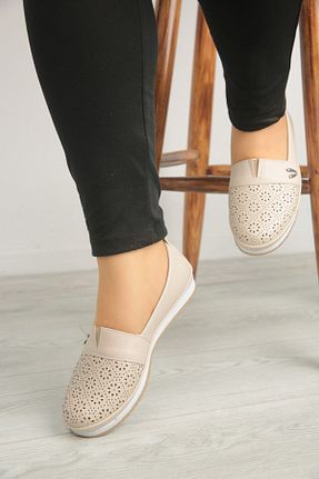 کفش کژوال بژ زنانه چرم مصنوعی ASL SHOES STORE - کد 806796906