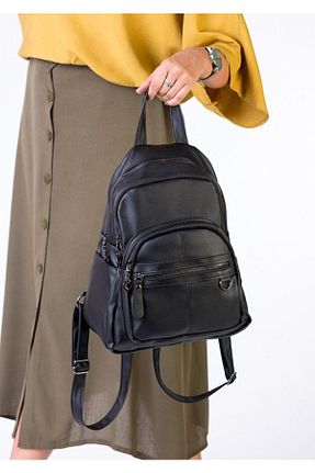 کوله پشتی مشکی زنانه سایز متوسط BAGzy - کد 44063727