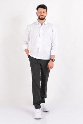 شلوار طوسی مردانه پارچه Brango - کد 829240893