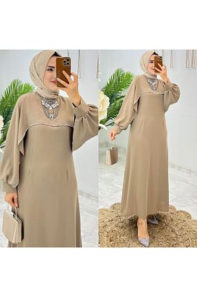 لباس طوسی زنانه بافتنی FIRSTESLEM - کد 848715067
