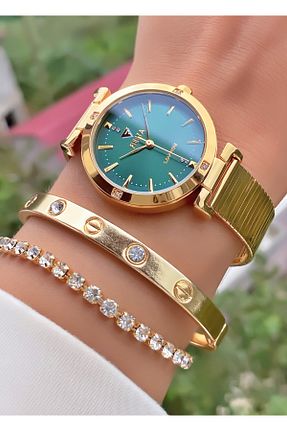 ساعت مچی طلائی زنانه 36-40 میلی متر Fiesta - کد 850553611