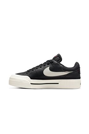 کفش اسنیکر بژ زنانه بند دار Nike - کد 850473291