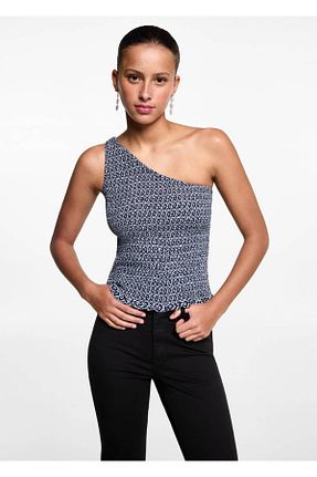 شلوار جین مشکی زنانه رگولار MANGO Teen - کد 787876087