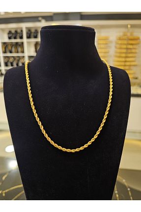 گردنبند جواهر طلائی زنانه روکش طلا imitasyon dünyası - کد 850162039