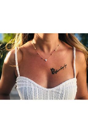 گردنبند جواهر طلائی زنانه منجق MUSCO - کد 362602343