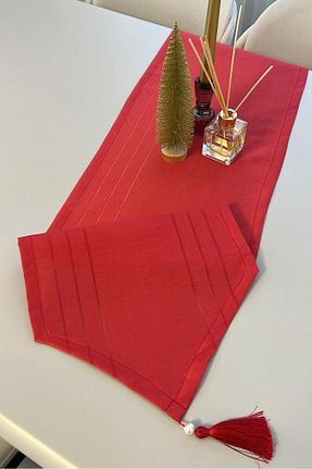 سرویس آمریکائی قرمز مستطیل Gülce Home Collection - کد 788230128