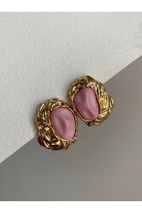 گوشواره جواهر طلائی سنگ طبیعی Owentis - کد 850461376