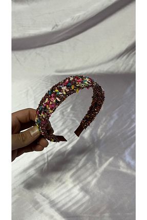 تاج قهوه ای زنانه سنگ کریستال MegssStore - کد 682866500