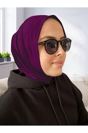 شال بنفش زنانه پنبه ای Madam Boutique - کد 351101053