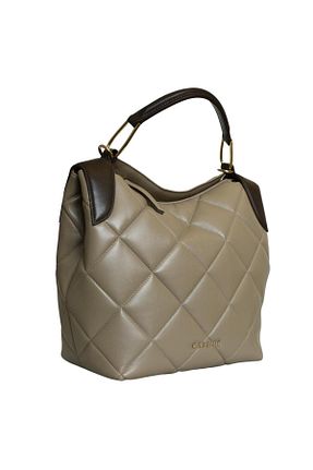 کیف دستی قهوه ای زنانه ابعاد بزرگ Platin - کد 850394458
