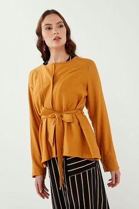 کت زرد زنانه رگولار R4 - کد 850311876